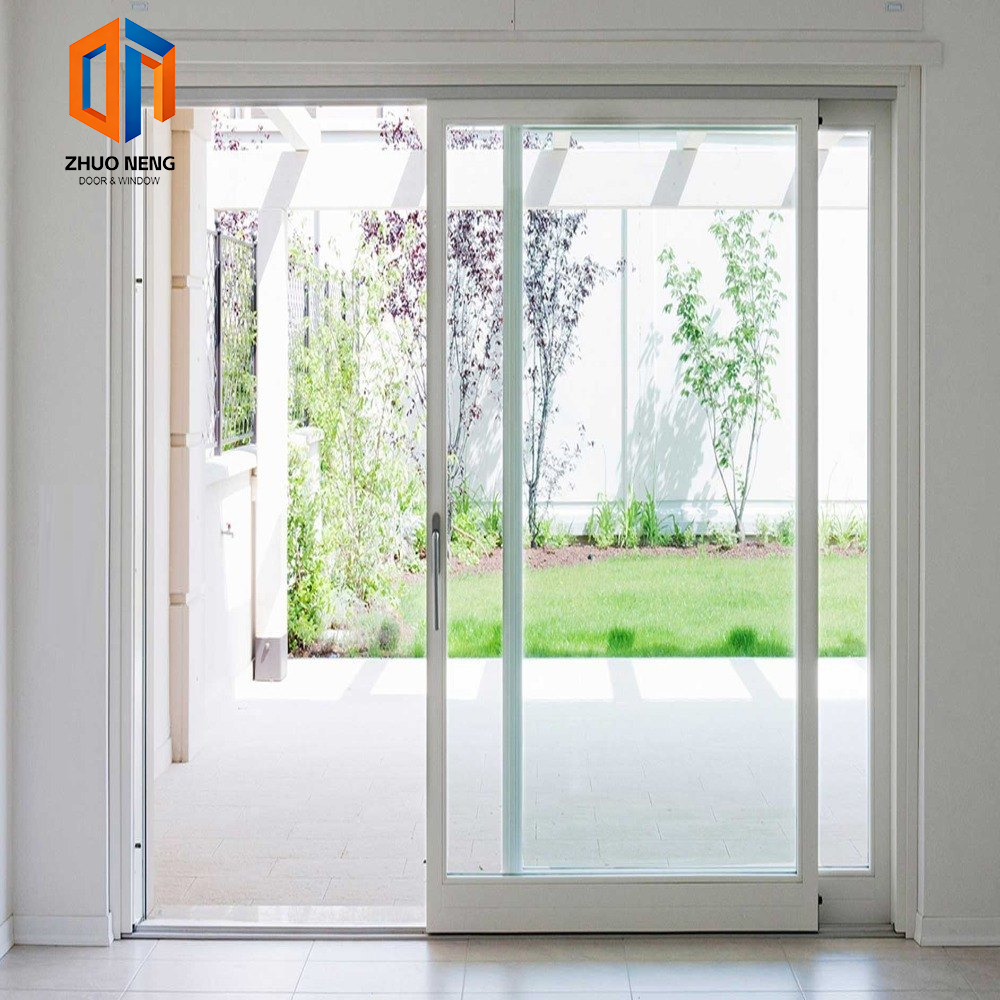High Quality Hurricane Double UPVC Plastic Vinyl Casement French Modern Design Windows and Doors PVC China