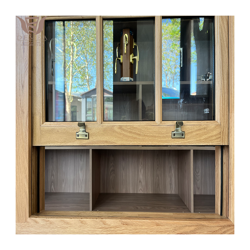 DEMEA Factory Direct Sales American Style Wood Single Hung Windows Capable of Hovering at Any Angle Single Hung windows