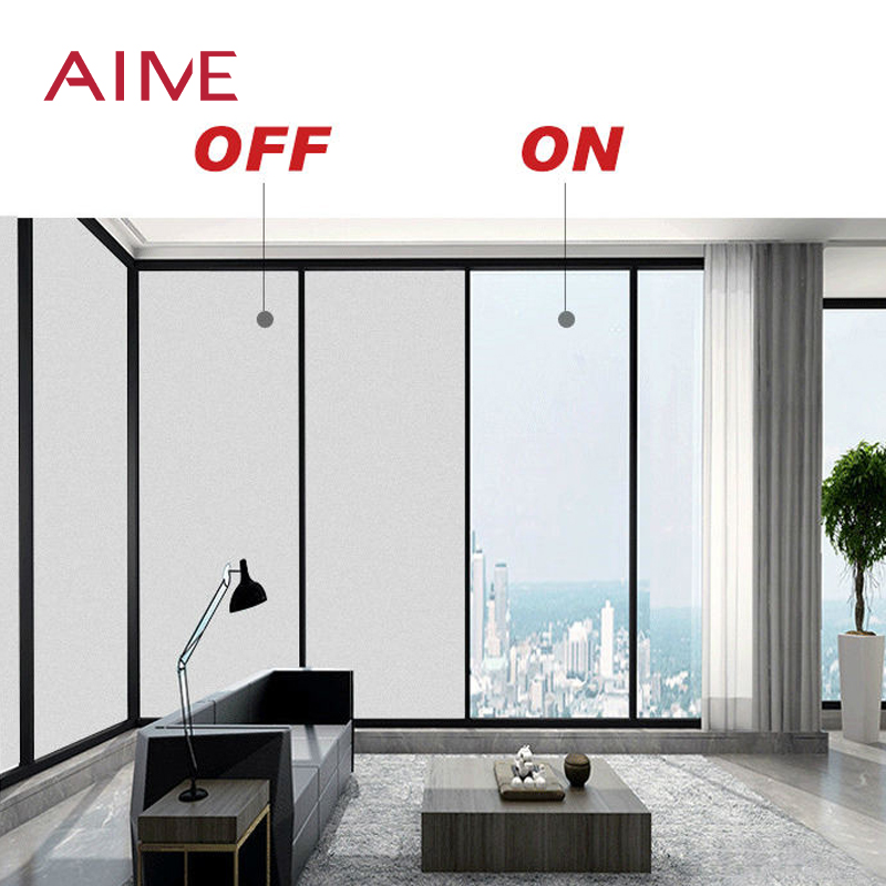 High-End Modern Smart Privacy Glass Windows - Aluminum Alloy Frame, Swing Open, Windproof for Offices &amp; Villas