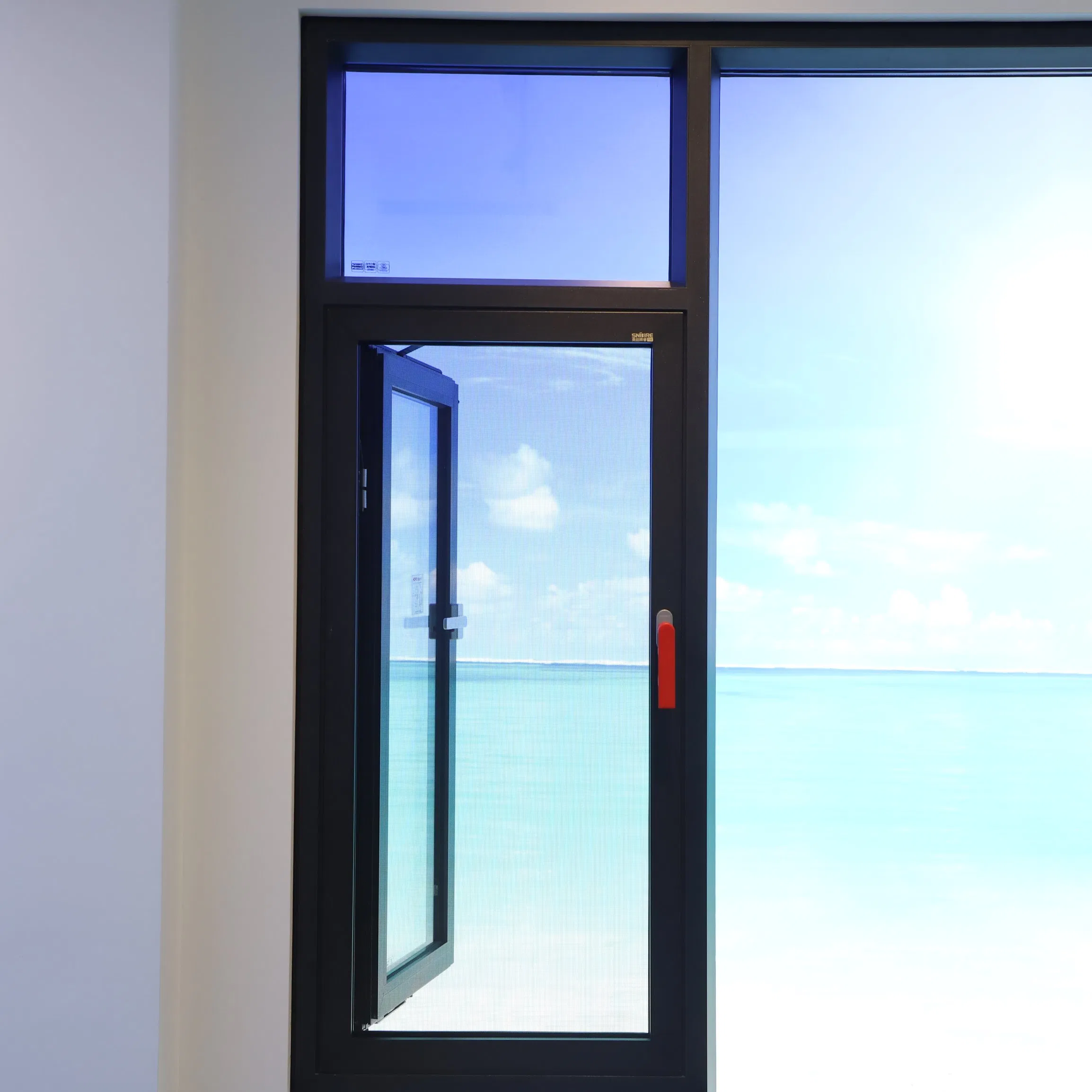 Premium Energy-Saving Soundproof S109 Integrated Screen &amp; Outer-Opening System Window for Villa