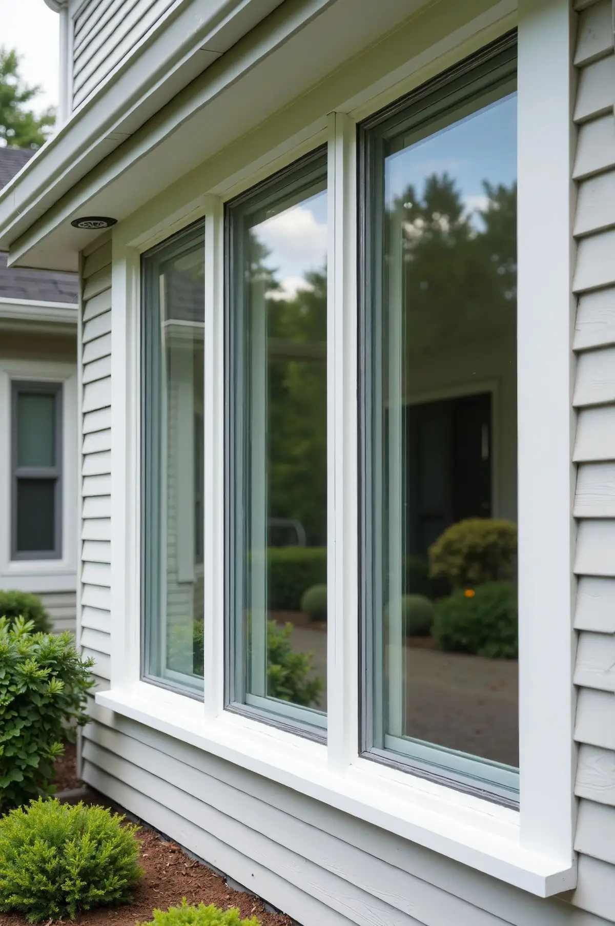 Premium Triple Glazed Aluminum Windows Modern Look Noise Reducing Glass for Residential Projects