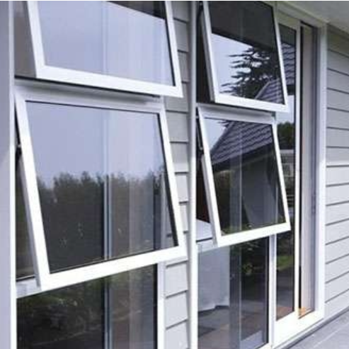 Beigeman Hurricane Impact Customizable Fly Screen Mosquito Net Pane Grills Aluminum Glass Vertical Top Hung Awning Windows