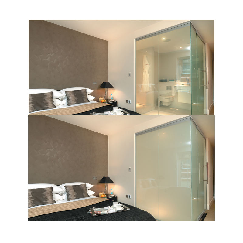 Switchable Smart Glass Film Windows with Instant Privacy UV Protection Dimmable Frosted Effect for Guangzhou Office &amp; Home