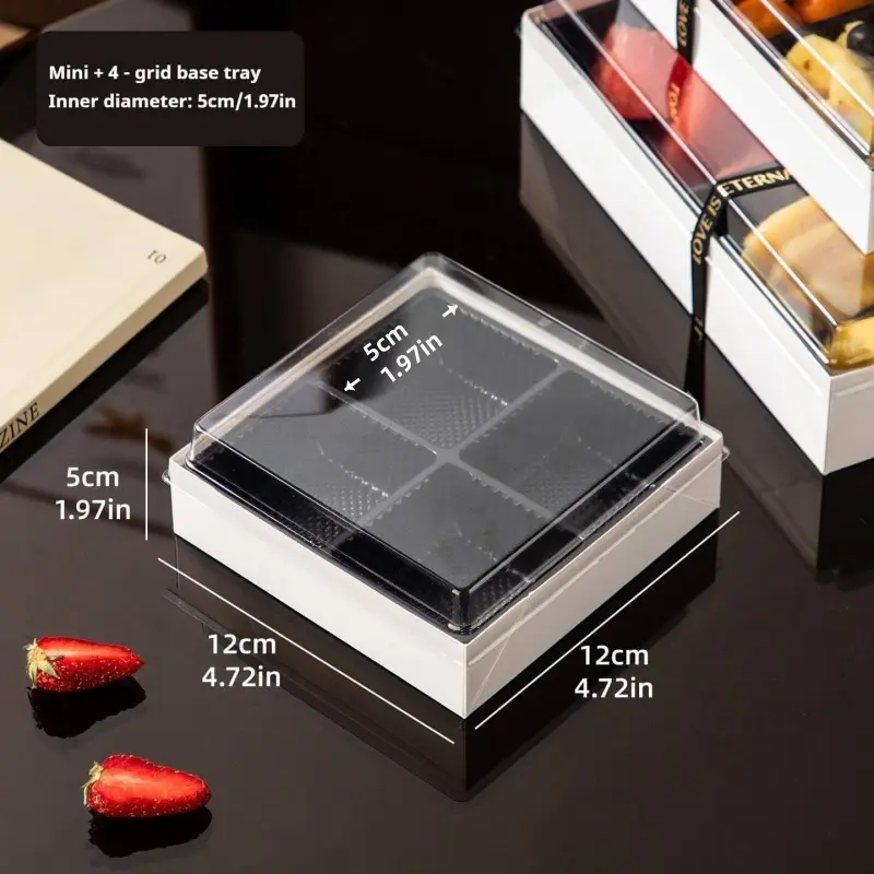 OEM Clear Lid Custom‑Print Bakery Box | Mini Pastry Gift Packaging Manufacturers, Manufacturer
