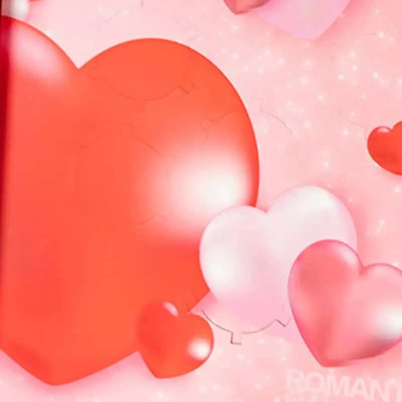 Exquisite Heart Print Pattern