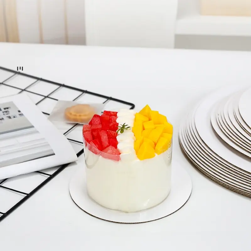 ODM White Round 8in Corrugated Cake Board | Bakery Cake Base Wholesale Suppliers, Factory