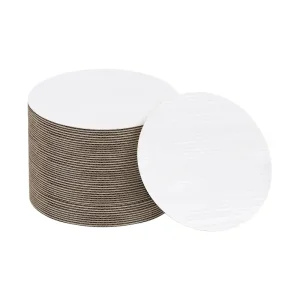 ODM White Round 8in Corrugated Cake Board