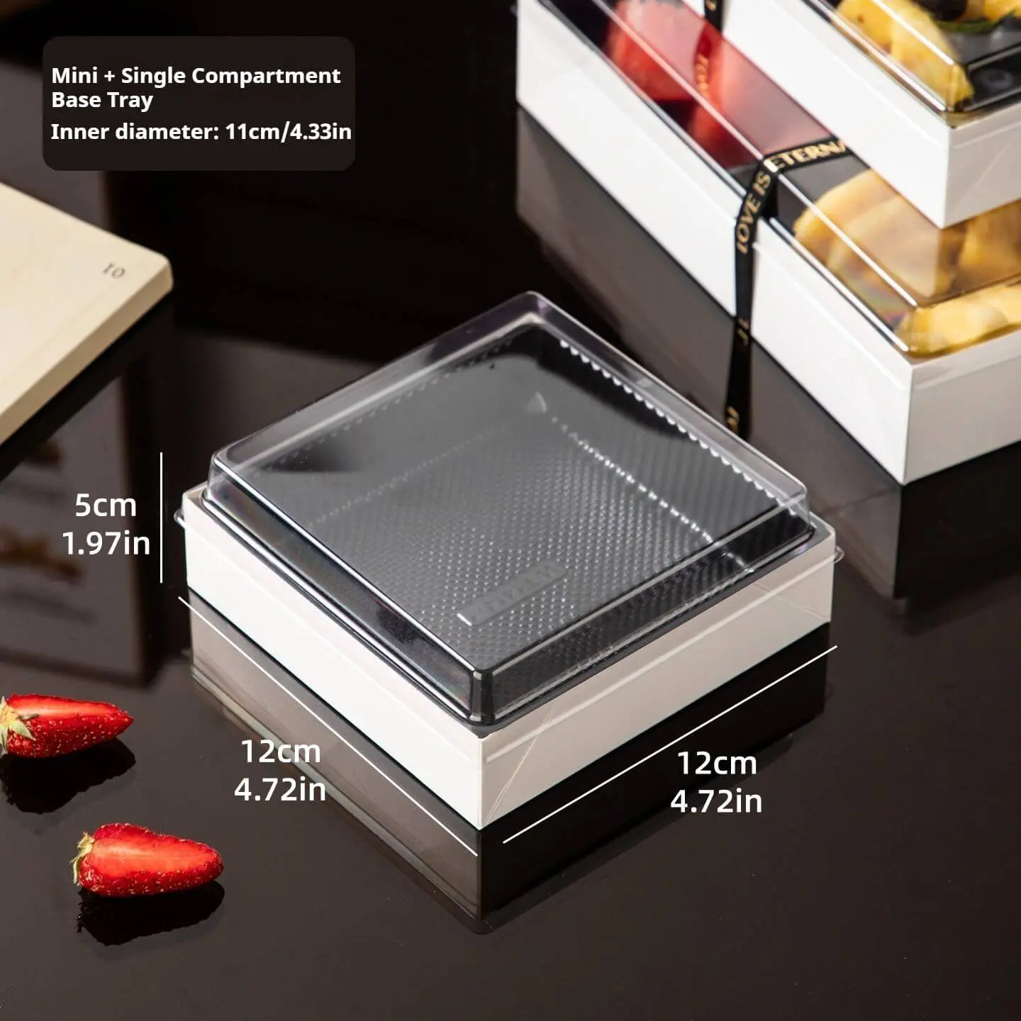 OEM Clear Lid Custom‑Print Bakery Box | Mini Pastry Gift Packaging Manufacturers, Manufacturer