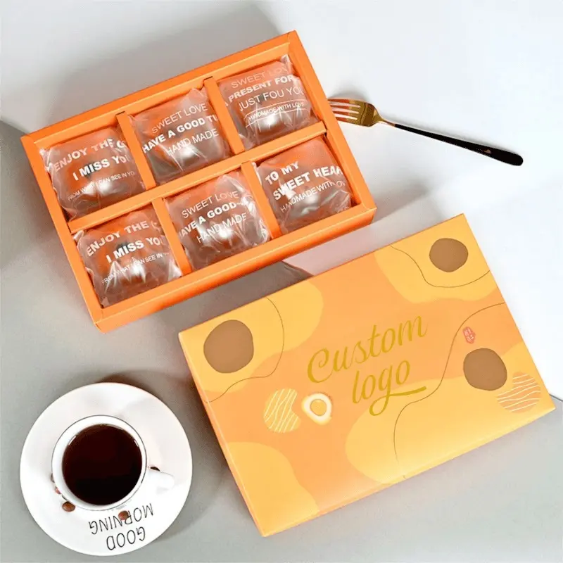 Wholesale Customizable Cookie Box: WTTDE-290-60 6-Compartment Set with Handbag Manufacturers, Manufacturer