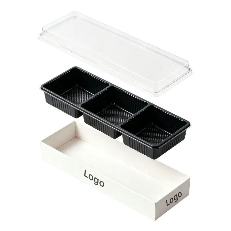 ODM Custom Long Rectangular Box | Bakery Treats & Takeaway Platters Manufacturers, Service