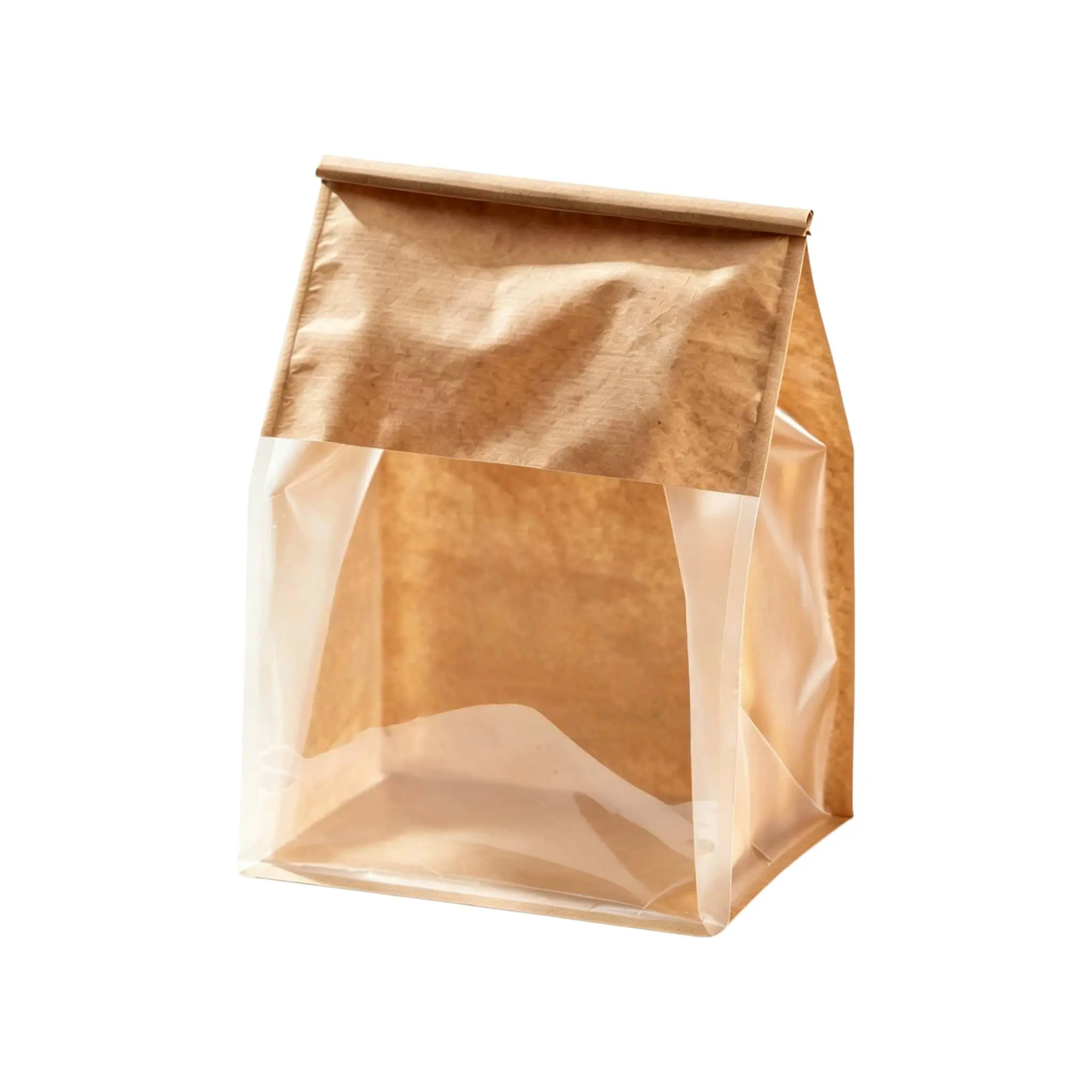 Medium toast bag with metal wire fastener for bakery bread