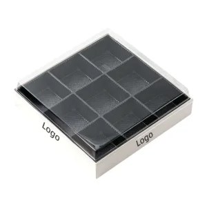 Wholesale Oversized Branded Print Clear Lid Box Sushi Desserts Bulk Catering Trays Manufacturer Supplier