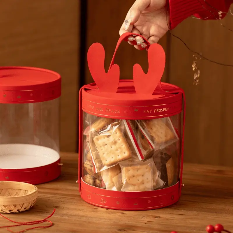 Wholesale Christmas Gift Box: WTXS-19 Reindeer Bucket with Handle for Cookies Manufacturer, Service