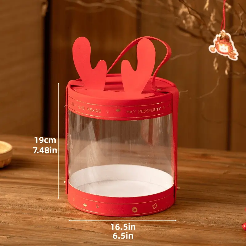 Wholesale Christmas Gift Box: WTXS-19 Reindeer Bucket with Handle for Cookies Manufacturer, Service