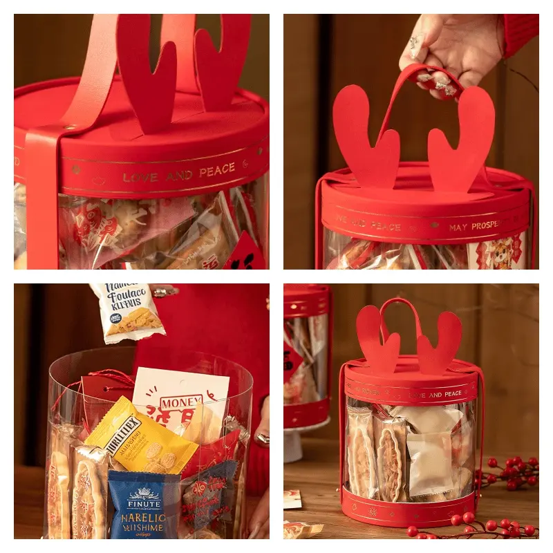 Wholesale Christmas Gift Box: WTXS-19 Reindeer Bucket with Handle for Cookies Manufacturer, Service