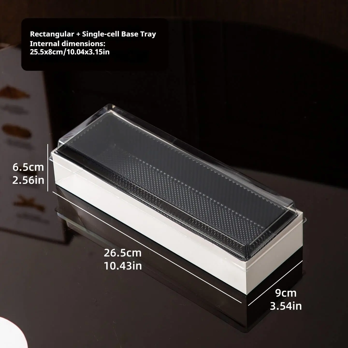 ODM Custom Long Rectangular Box | Bakery Treats & Takeaway Platters Manufacturers, Service