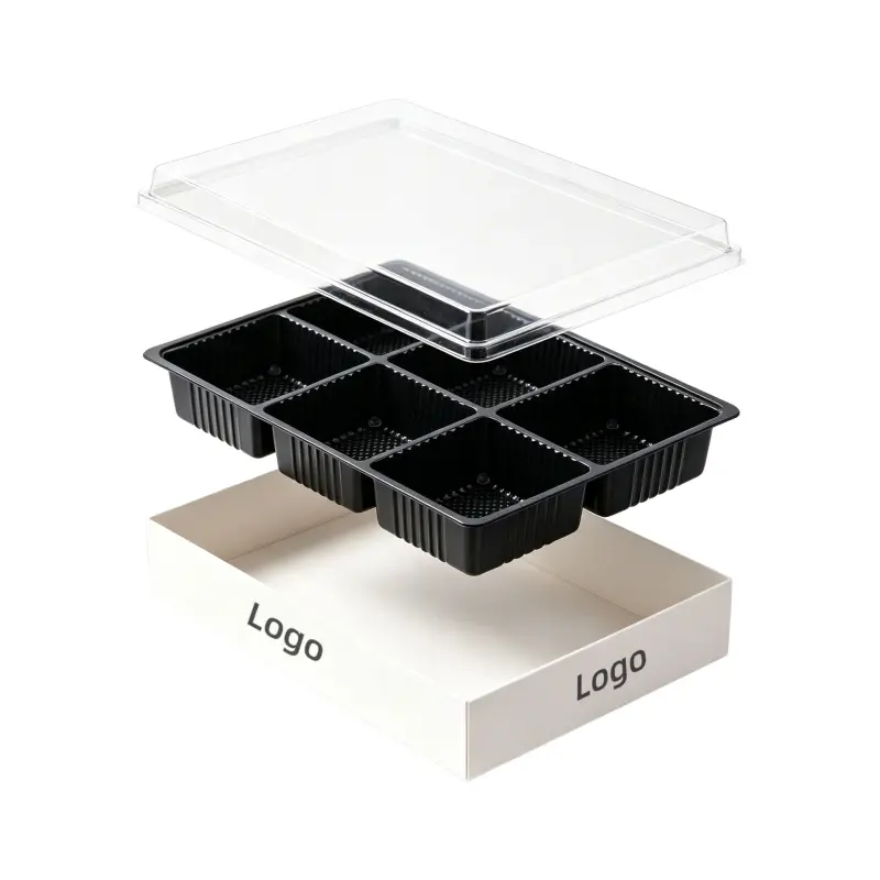 OEM Branded Print Multi‑Compartment Box | Sushi, Desserts & Takeaway Platters Manufacturers, Supplier