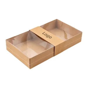 OEM Custom Printed Kraft Window Box