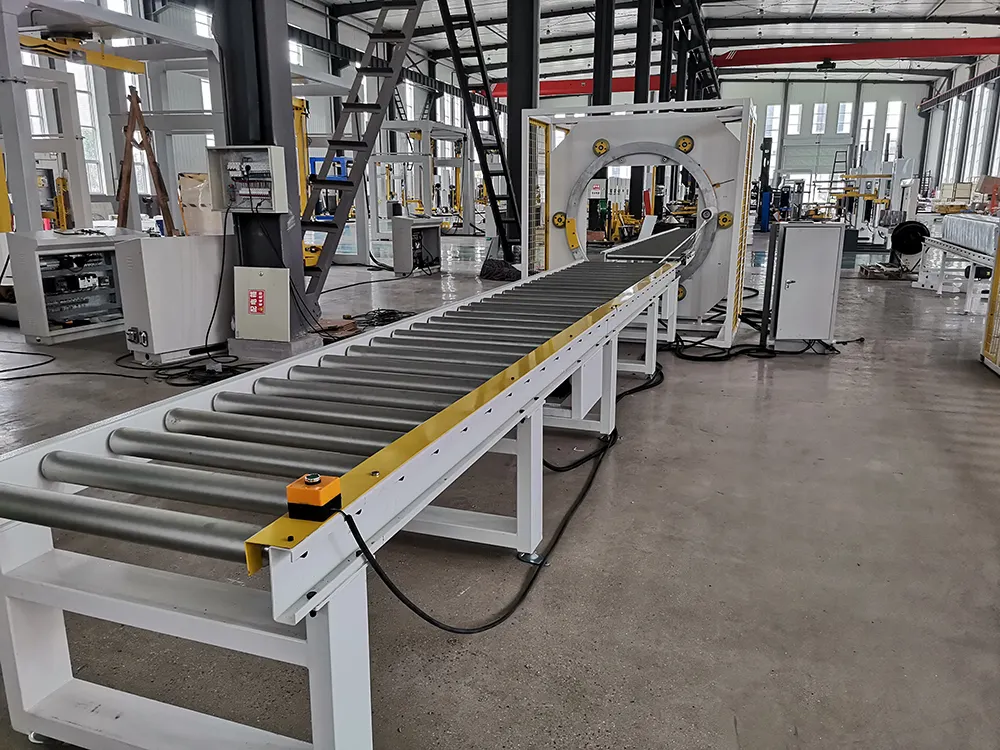 New Design Horizontal Orbital Wood Door Shrink Wrapping Machine