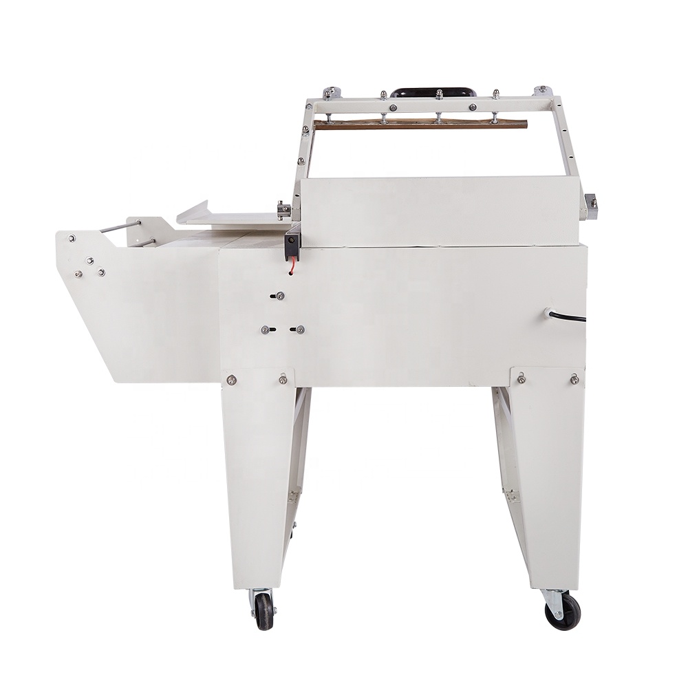 L Vertical Sealing Machine Packing Bottle Box Automatically Tunnel Shrink Wrapping Pof Film Cutting Sealer for Eggs Vegetables