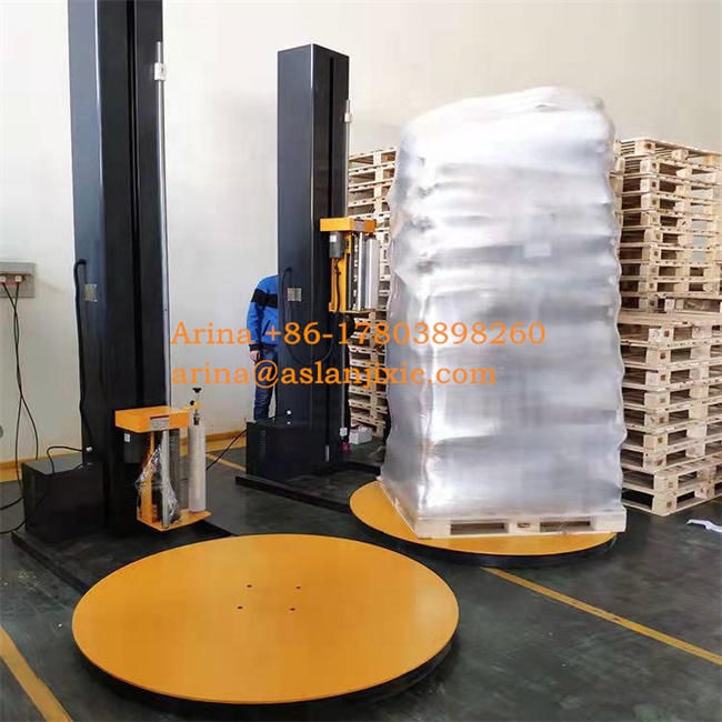 Stretch Film Tire Wrapping Machine Shrink Film Wooden Box Pallet Wrapper Stretch Hood Tray Packaging Machine