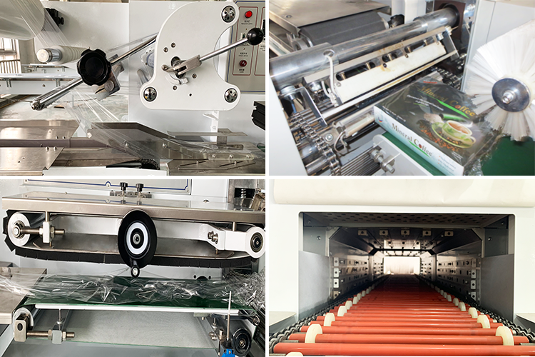 Automatic Continuous Motion Shrink Wrapping Machine Details
