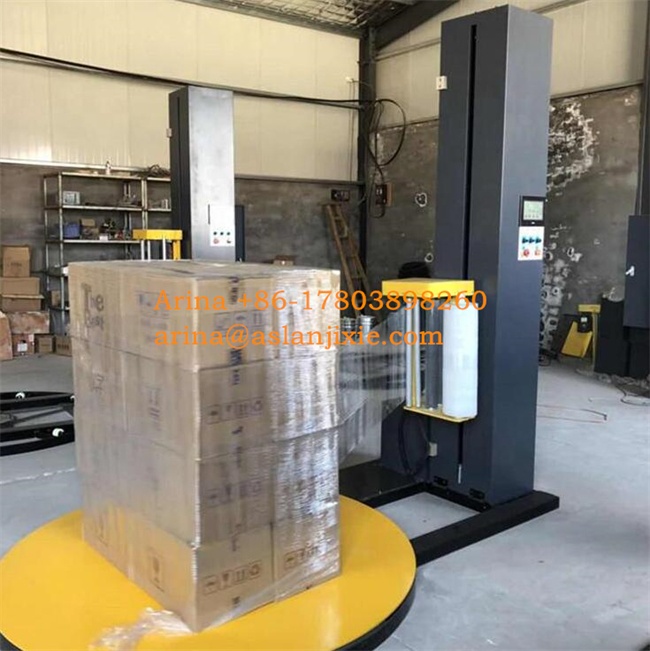 Stretch Film Tire Wrapping Machine Shrink Film Wooden Box Pallet Wrapper Stretch Hood Tray Packaging Machine