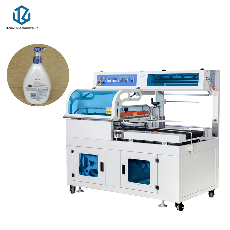 Heat Sleeve Shrink Wrap Food Fomo Trays Heat Shrink Packing Machinery L Bar Sealer Side Sealing Heat Tunnel Shrink