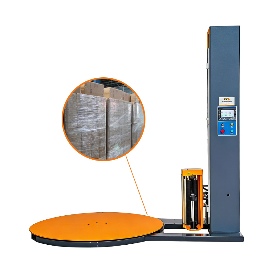 Heavy Duty Pallet Wrapping Machine With Strong Loading Capacity, Suitable For Heavy Cargo And Industrial Pallet Packing