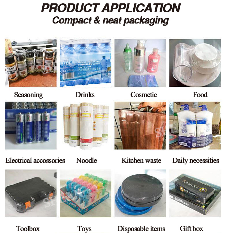 High Efficiency Sleeve Wrapper Jet Heat Shrink Machine For Noodle Pack Biscuit Box Food Tray Disposable Items Shrink Wrap