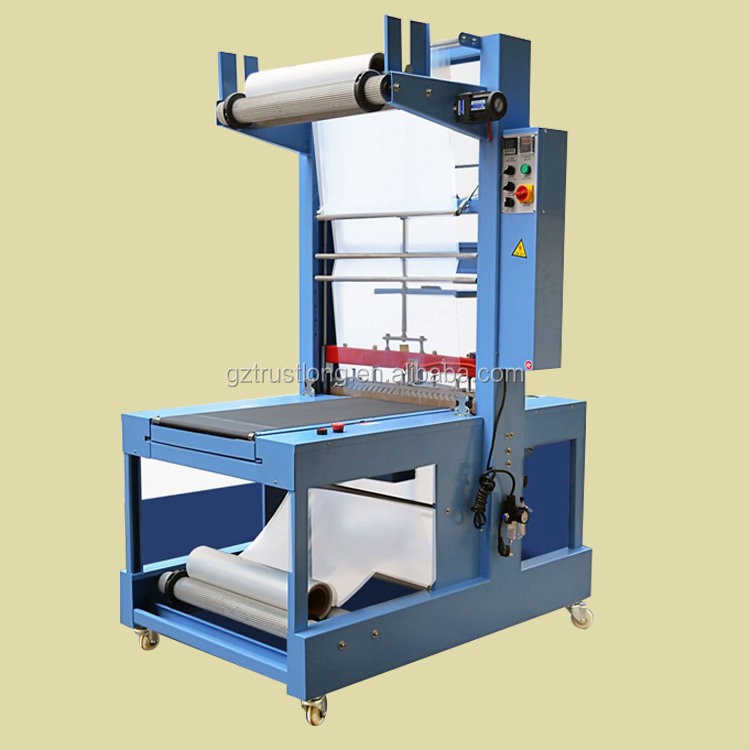 Fully Automatic Big Small Carton case Large Bottle Box Shrink Wrapping Machine for