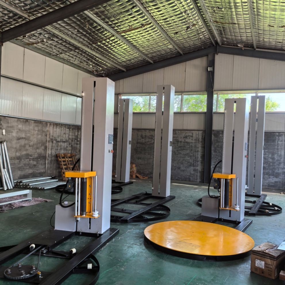 Heavy-duty Full Automatic Pallet Stretch Wrapping Machine Stretch Film Wrapper Product Pallet Wrapping Machine