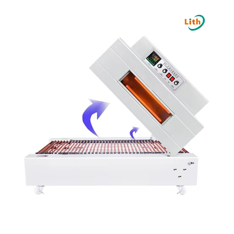 Automatic Battery Pack Continuous Shrink Packaging Machine PVC PP Film Heat Tunnel Wrapping Device
