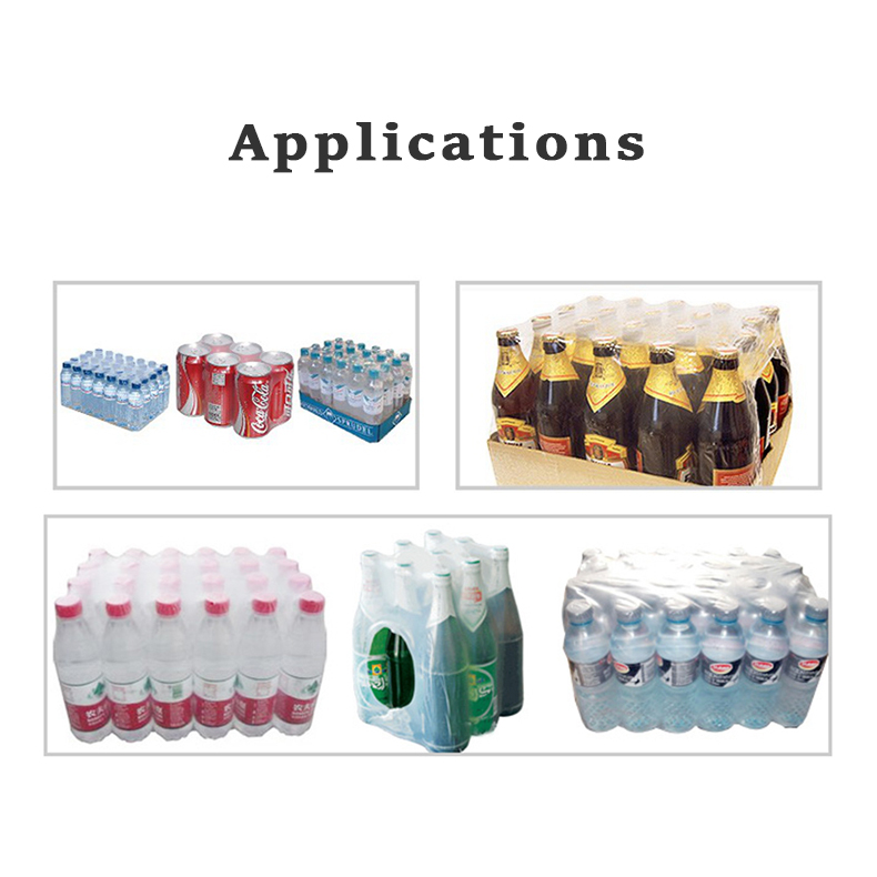 PE Film case Box Book Heat Sealing Thermal Shrink Tunnel Sleeve Wrapping Packing Machine
