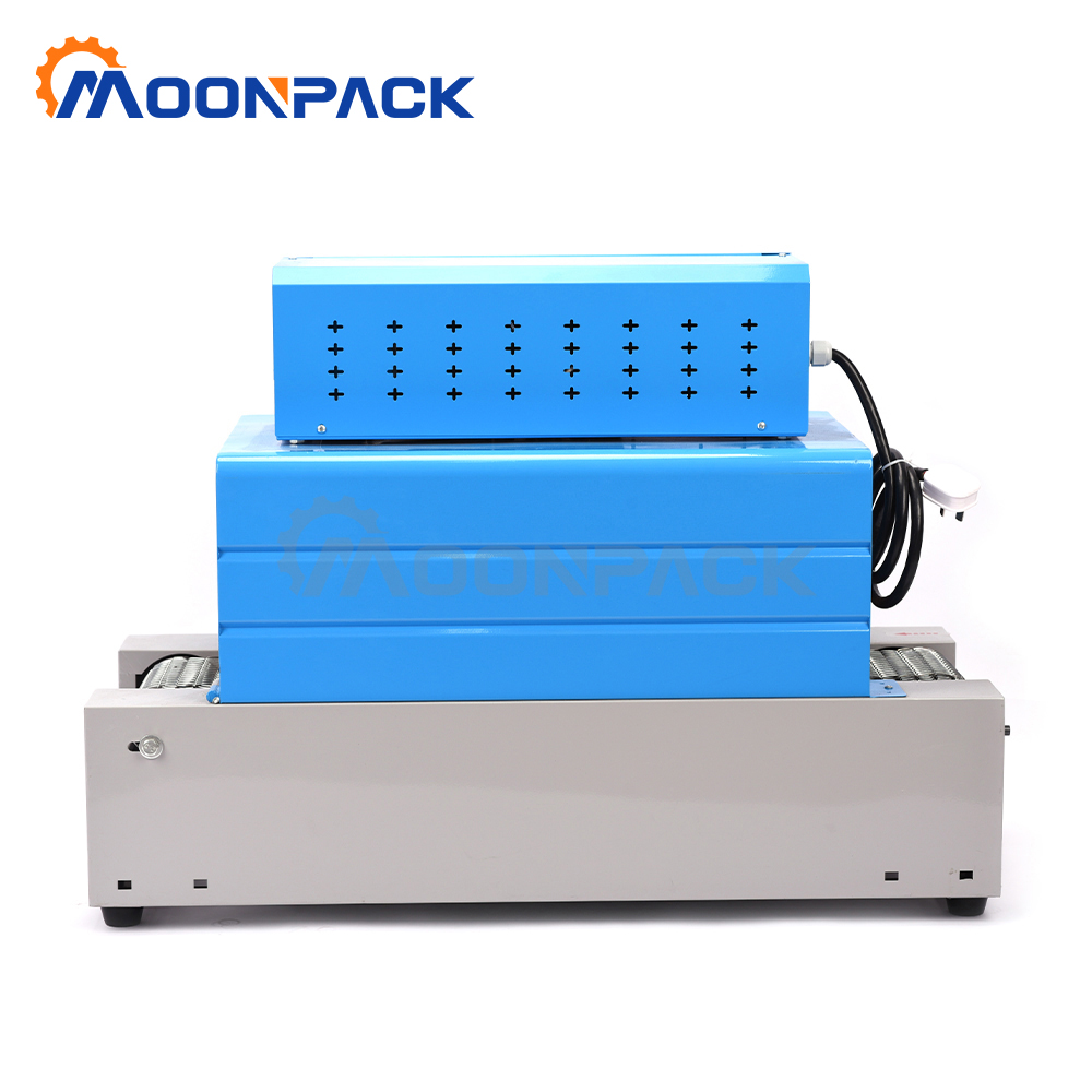 Moonpack BS-2015 Automatic Shrink Machine Heat PVC Film Packing Net Type Horizontal Thermo Tunnel Box Shrink Wrap Pack Machine