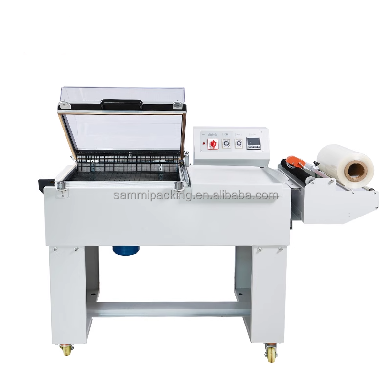 Top Sale FM-5540 Semi Automatic Handle Sealing Cutting Film Shrink Wrapping Machine Heat Shrink Packaging Machine