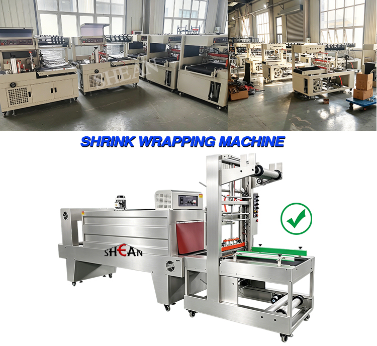 Automatic Sleeve Sealing And Jet Heat Shrink Machine For Drinks Mineral Water Pack Seasoning Bottle Food Box Shrink Wrapper