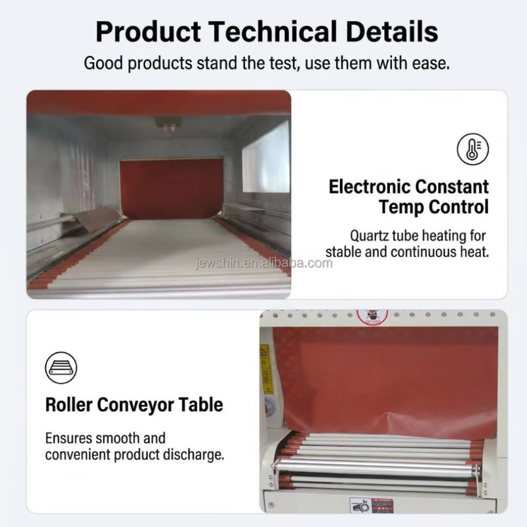 Automatic L-Bar Vertical Shrink Wrapping Machine Detail
