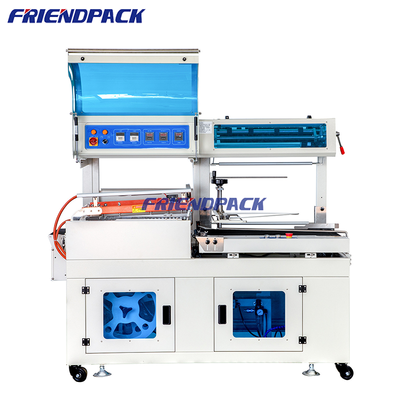 Semi Automatic L Sealer Semi-Auto L Bar Sealer Side Sealing and Heat Tunnel Shrink Wrap Machine Packing