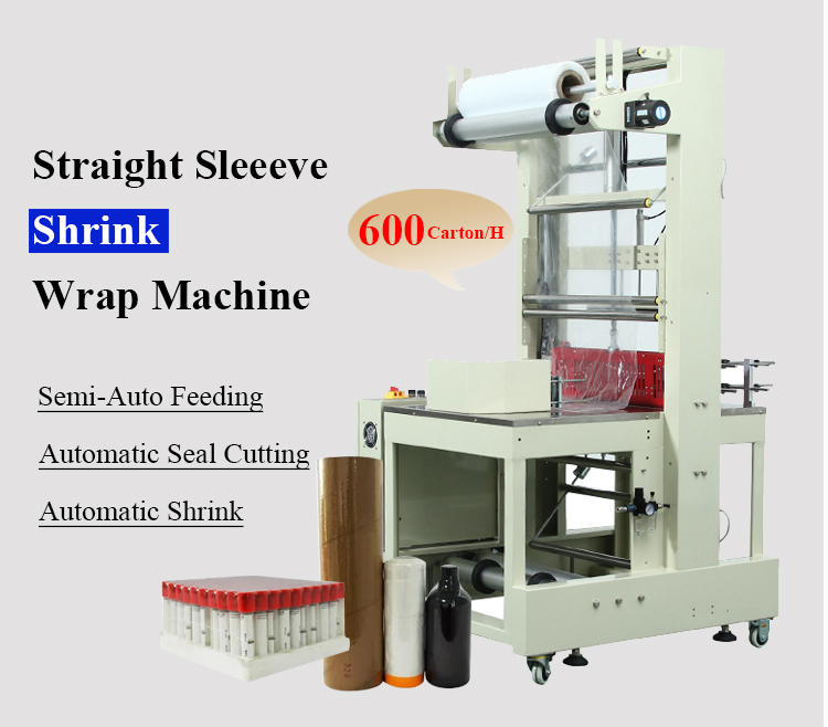 Shrink Sleeve Sealer Machine,PE Film Shrink Packager Sleeve Sealer Match with Shrink Tunnel Heat Shrink Machine,ST6040Q