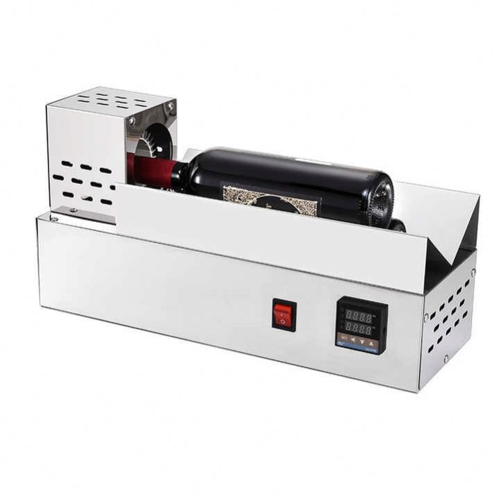 220V 110V Electric Heat Shrinker Machine Automatic Horizontal PVC Film Wrapping for Wine Bottles Cans Barrels Paper. Seal Bottle