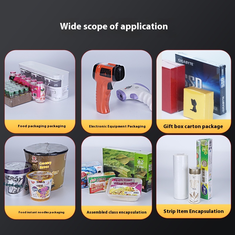 BSL-450 BS-4525 Sewing Thread Yarn Multiple Reagent Tubes Furnace Foil Side Sealer Film Bag Automatic Shrinking Wrapping Machine