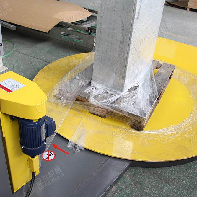 LWT Size Pallet Stretch Film Box Shrink Wrapping Machine for Carton Box Baggage Wrapping Machine