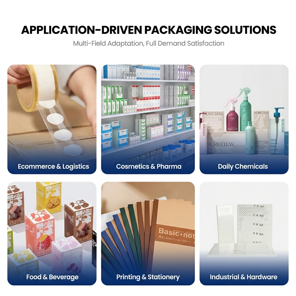 High Efficiency Automatic Tape Packing Line Machine Heat Shrink Wrapping Machine Connected Slitting Machine Unmanned Operation