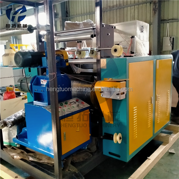 HT-500 Single Extruder Hydraulic Screen Net Changer Overhand Film Treatment PE Stretch Film Making Machine