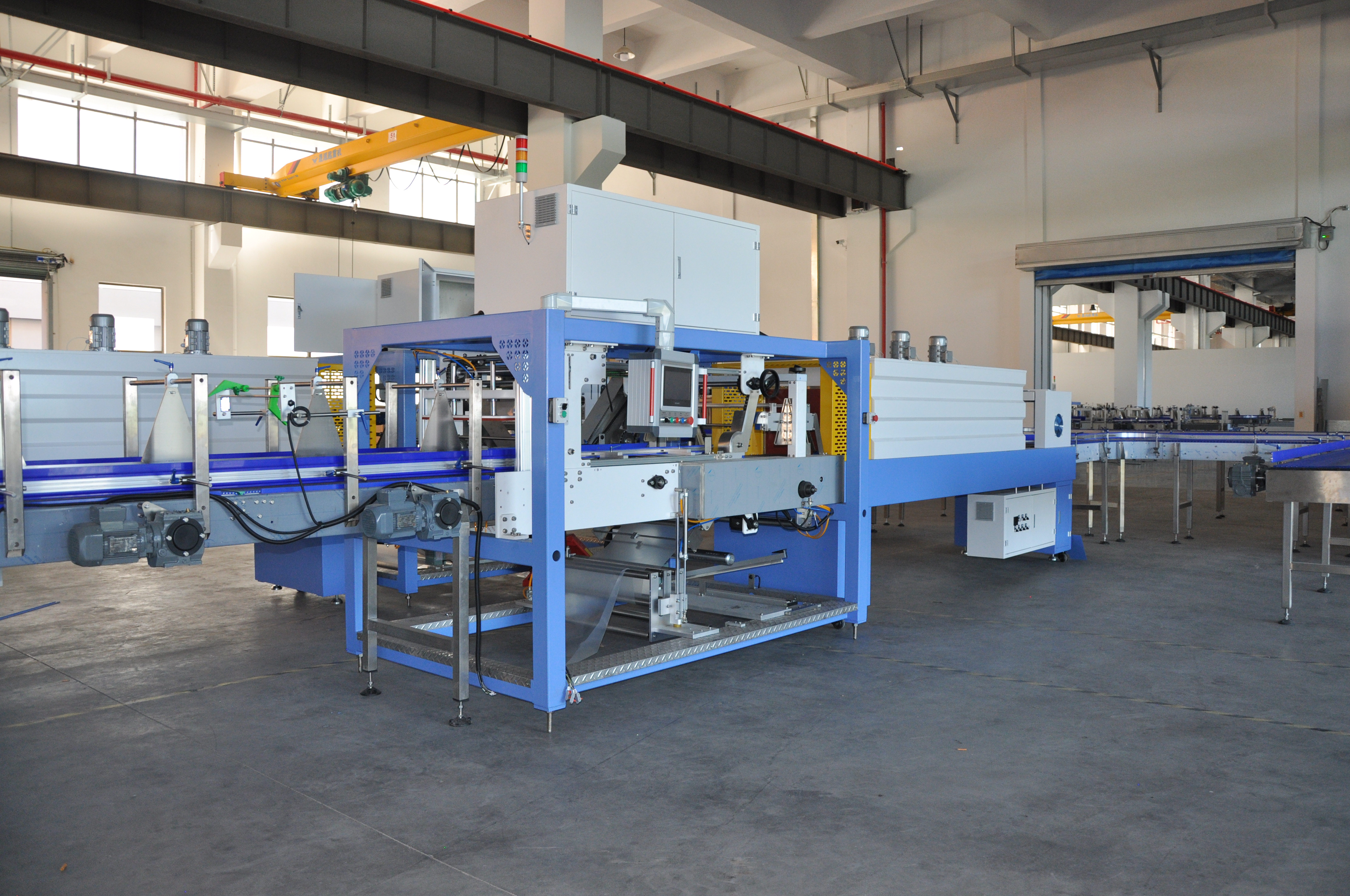 BS-GB20 Automatic High Speed Heating Shrink Wrapping Machine Heat Pe Film Shrink Wrapping Machine