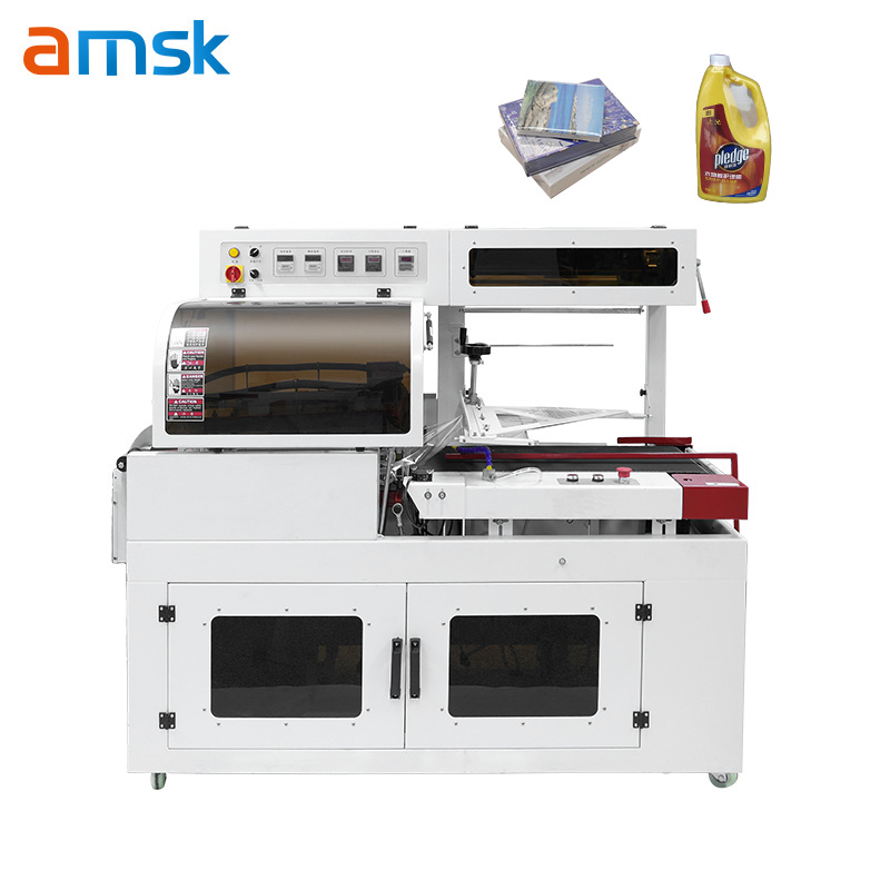 FL-450 Heat Shrink Machine L Bar for Plastic POF/PVC Film Sealer Wrapping Packaging Automatic Sealing and Cutting Machine