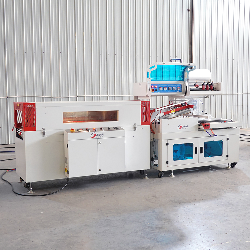 Industrial Automatic L bar Sealer Heat Shrink Tunnel Wrapping Wrap Packing Machine