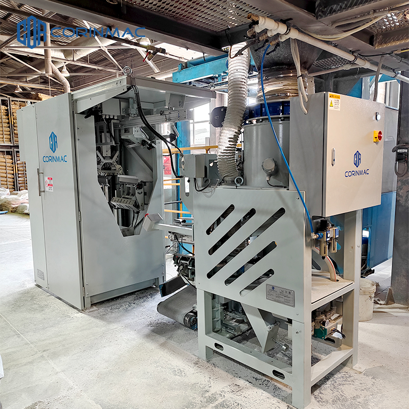 Automatic High-Accuracy Cement Bag Packing Machine Stretch Hood Pallet Wrapping Powder Filling for Chemical Machinery
