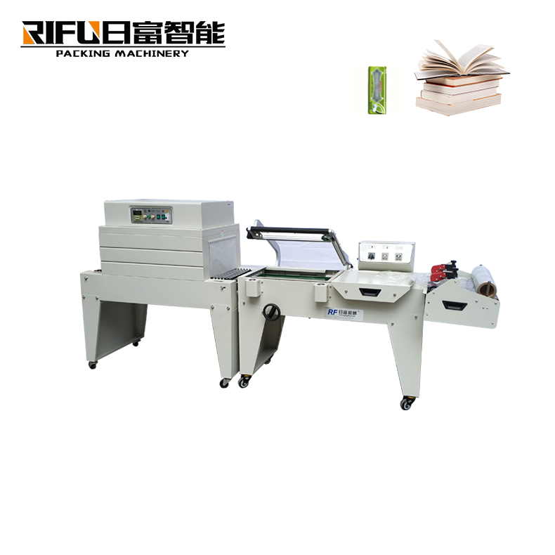PE Film case Box Book Heat Sealing Thermal Shrink Tunnel Sleeve Wrapping Packing Machine
